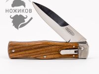 Нож автоматический Predator Mikov Wood, N690