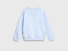 Свитшот с аппликацией для девочек, Голубой