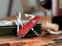 Нож перочинный Victorinox Climber, сталь X55CrMo14, рукоять Cellidor®, полупрозрачный красный, 14 функций, 91мм