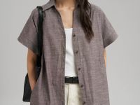 Приталенное платье-рубашка с поясом