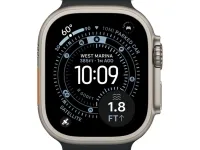 Смарт-часы Apple Watch Ultra 3 49mm Natural Titanium Case with Black Ocean Band (One Size)