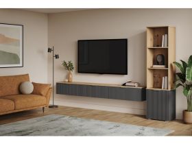 ТВ-тумба подвесная Енссон 240x30 Графитовый