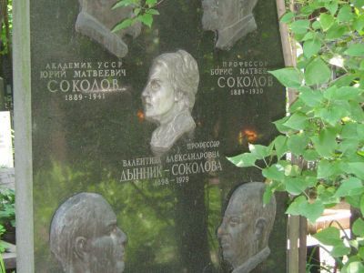 Могила Соколова Бориса Матвеевича (1889-1930)