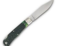 Складной нож Queen Cutlery Lockback, сталь 1095, рукоять рог, зеленый