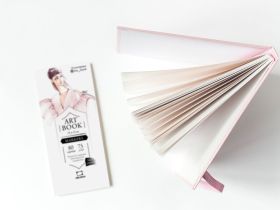Скетчбук для маркеров Малевичъ "Fashion" 15х15 см 80 л 75 г, розовый