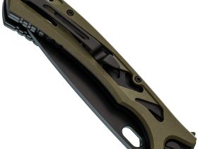 Складной нож НОКС Майор, сталь VG10, армейский нож, рукоять G10 олива