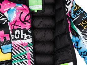 Куртка текстильная с полиуретановым покрытием для девочек