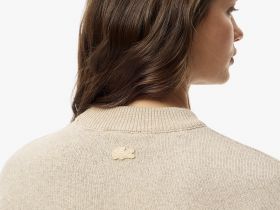 Женский свитер Lacoste с принтом свободного кроя