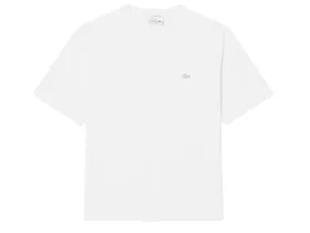 Футболка Lacoste унисекс свободного кроя из органического хлопка