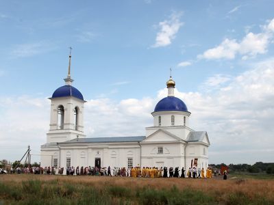 Церковь во имя святителя  и чудотворца Николая, 1824 г., реконстр. 1863 г.