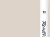 Кисть синтетика белая №6 плоская Roubloff "1B22" длинная ручка