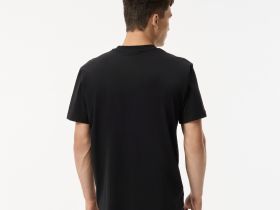 Мужская хлопковая футболка Lacoste свободного кроя