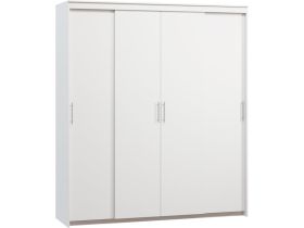Шкаф-купе Тебар 4-200x230 Белый без зеркал