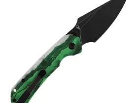 Складной нож Tenable Fenrir, сталь D2, рукоять G10, Green Misty Mountain
