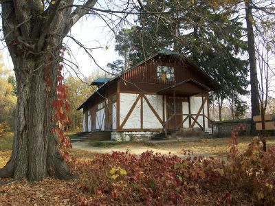 Музей-заповедник В. Д. Поленова. Фахверковый сарай