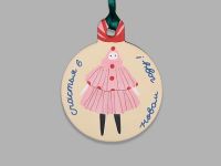 Открытка-украшение "Куколка"