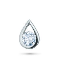 Классическая подвеска из серебра э0612пд06200853_white