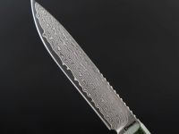 Туристический нож Daggerr Ataman, сталь VG-10/Damascus, рукоять Green Micarta