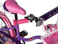 Детский велосипед Novatrack Tetris 16, год 2025, цвет Фиолетовый