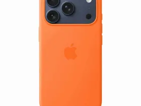 Чехол-накладка Silicone Case Series для iPhone 17 Pro (оранжевый)