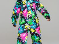 Комбинезон текстильный с полиуретановым покрытием для девочек