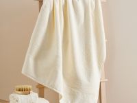 Полотенце махровое Piega, экрю