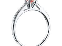 Кольцо из белого золота э4012кц11190170_pink