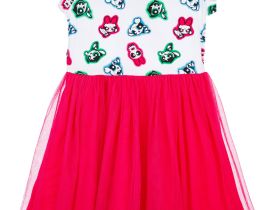 Платье трикотажное для девочек