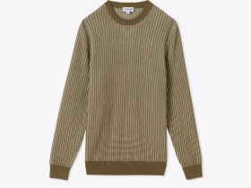 Мужской свитер Lacoste из смеси хлопка и шерсти