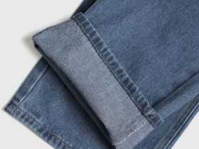 Джинсы Straight для девочек, Синий