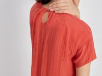 Платье макси с коротким рукавом