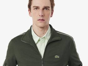 Мужская толстовка Lacoste на молнии