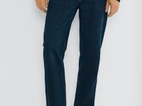 Прямые джинсы, Синий