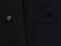 Двубортный тренч с рукавом реглан