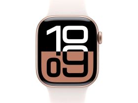 Смарт-часы Apple Watch Series 10 46mm Rose Gold Aluminum Case with Light Blush Sport Band (M/L)