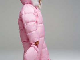 Комбинезон детский текстильный с полиуретановым покрытием для девочек