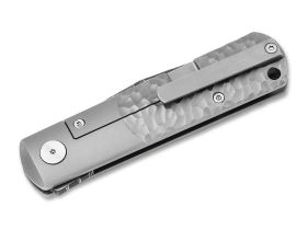 Складной нож Boker BRLW Meteorite Damast, сталь Damascus, рукоять титан