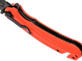 Складной нож Barricade KERSHAW 8650, сталь 8Cr13MoV, рукоять GFN термопластик, оранжевый