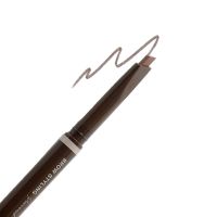 Стойкий треугольный автокарандаш для бровей с щёточкой Mizon Brow Styling Pencil - GRAY BROWN