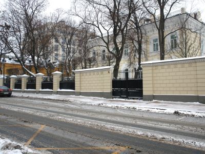 Ограда с воротами, 1870-е гг.