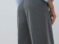 Широкие брюки, Серый