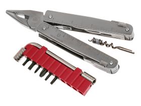 Мультитул Victorinox SwissTool Plus, сталь X50CrMoV15, рукоять нержавеющая сталь, серый