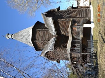 Успенская церковь (деревянная) Александро-Куштского монастыря