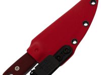 Нож Barmaley Knives Буратино, сталь AUS-10Co, рукоять Микарта, красный