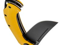 Нож Узбекский малый складной, сталь N690, рукоять G10 желтый