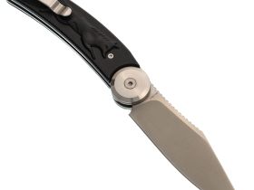 Складной нож Перемен Лисичка, сталь 8Cr14MoV, рукоять FRN, черный