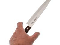 Кухонный нож для тонкой нарезки, Special Offer, Kanetsugu, 2006, сталь AUS-8/SUS410, в картонной коробке