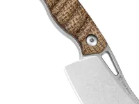 Нож Kizer Mini Rhino, сталь AEB-L, рукоять микарта, коричневый