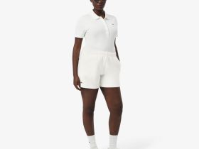 Женские хлопковые шорты Lacoste из пике