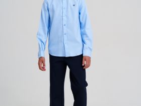 Сорочка текстильная для мальчиков (regular fit)